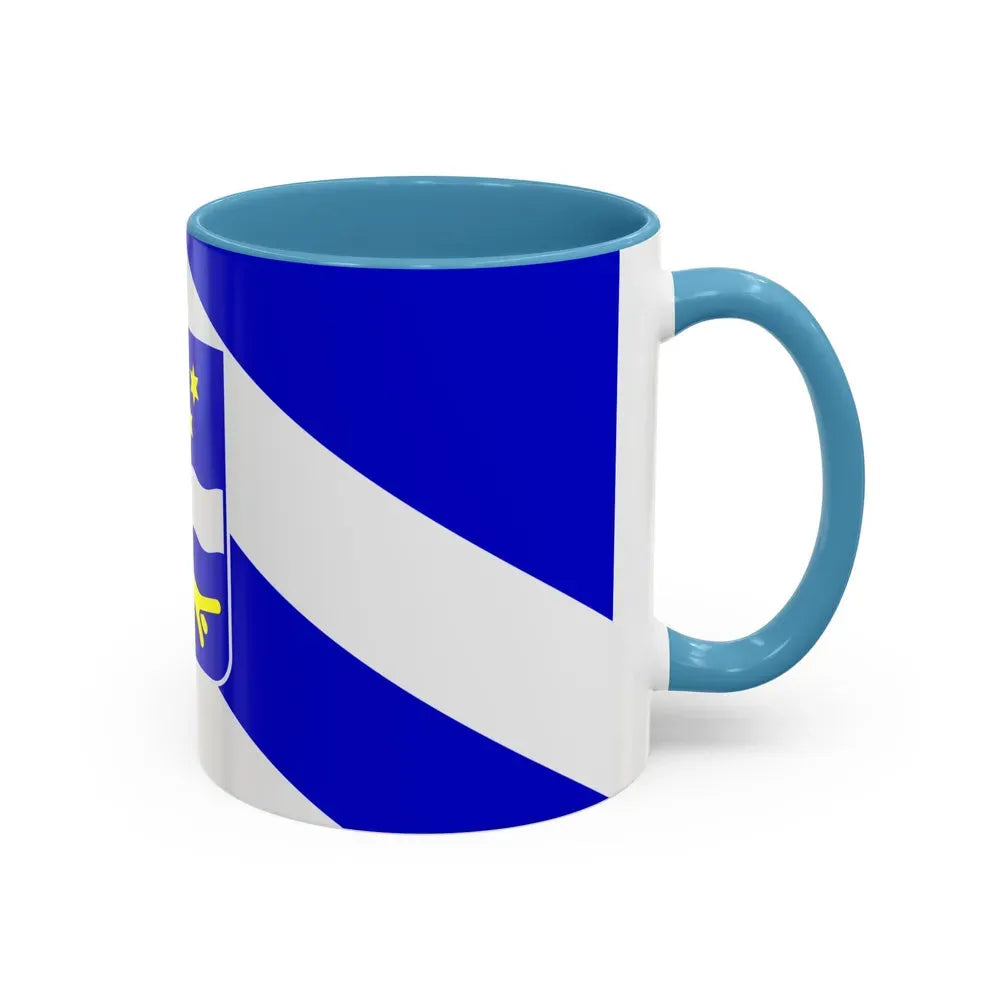Flag of Brod Posavina County Croatia - Accent Coffee Mug - Go Mug Yourself