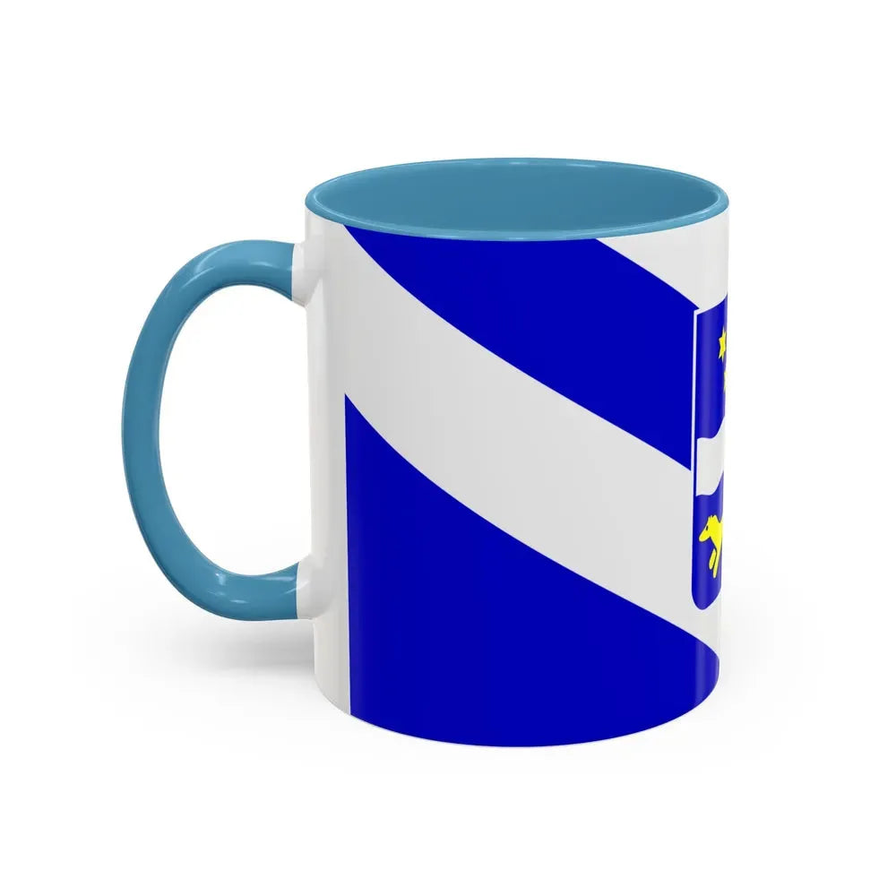 Flag of Brod Posavina County Croatia - Accent Coffee Mug - Go Mug Yourself
