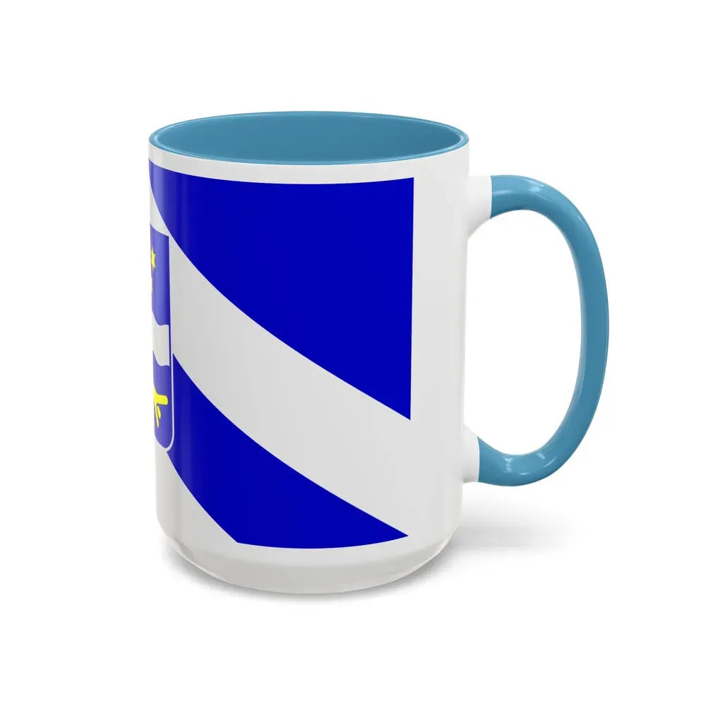 Flag of Brod Posavina County Croatia - Accent Coffee Mug - Go Mug Yourself