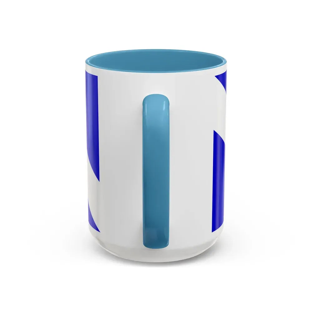 Flag of Brod Posavina County Croatia - Accent Coffee Mug - Go Mug Yourself
