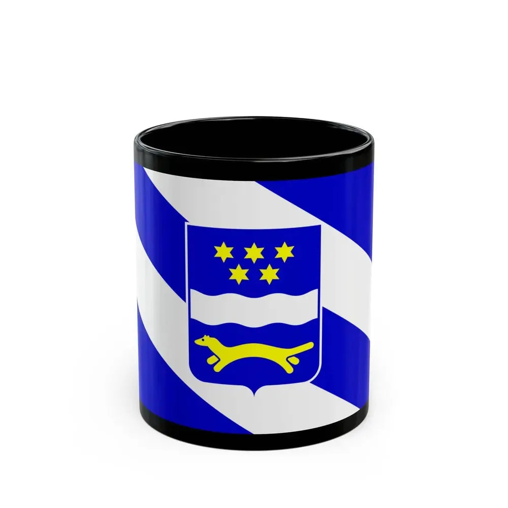 Flag of Brod Posavina County Croatia - Black Coffee Mug 11oz - Go Mug Yourself