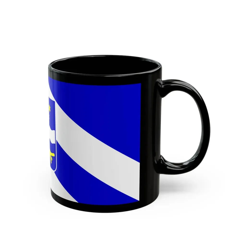 Flag of Brod Posavina County Croatia - Black Coffee Mug - Go Mug Yourself