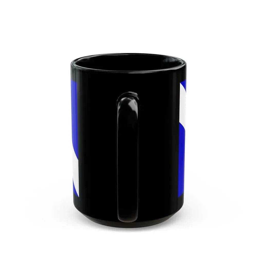 Flag of Brod Posavina County Croatia - Black Coffee Mug - Go Mug Yourself