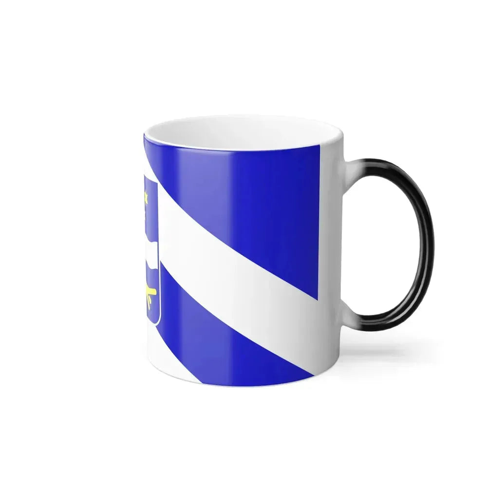 Flag of Brod Posavina County Croatia - Color Changing Coffee Mug - Go Mug Yourself