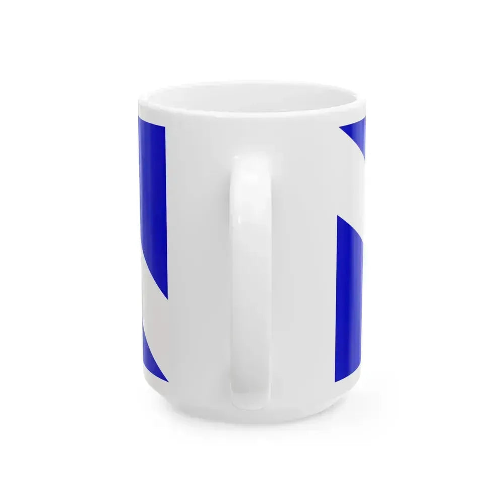 Flag of Brod Posavina County Croatia - White Coffee Mug - Go Mug Yourself