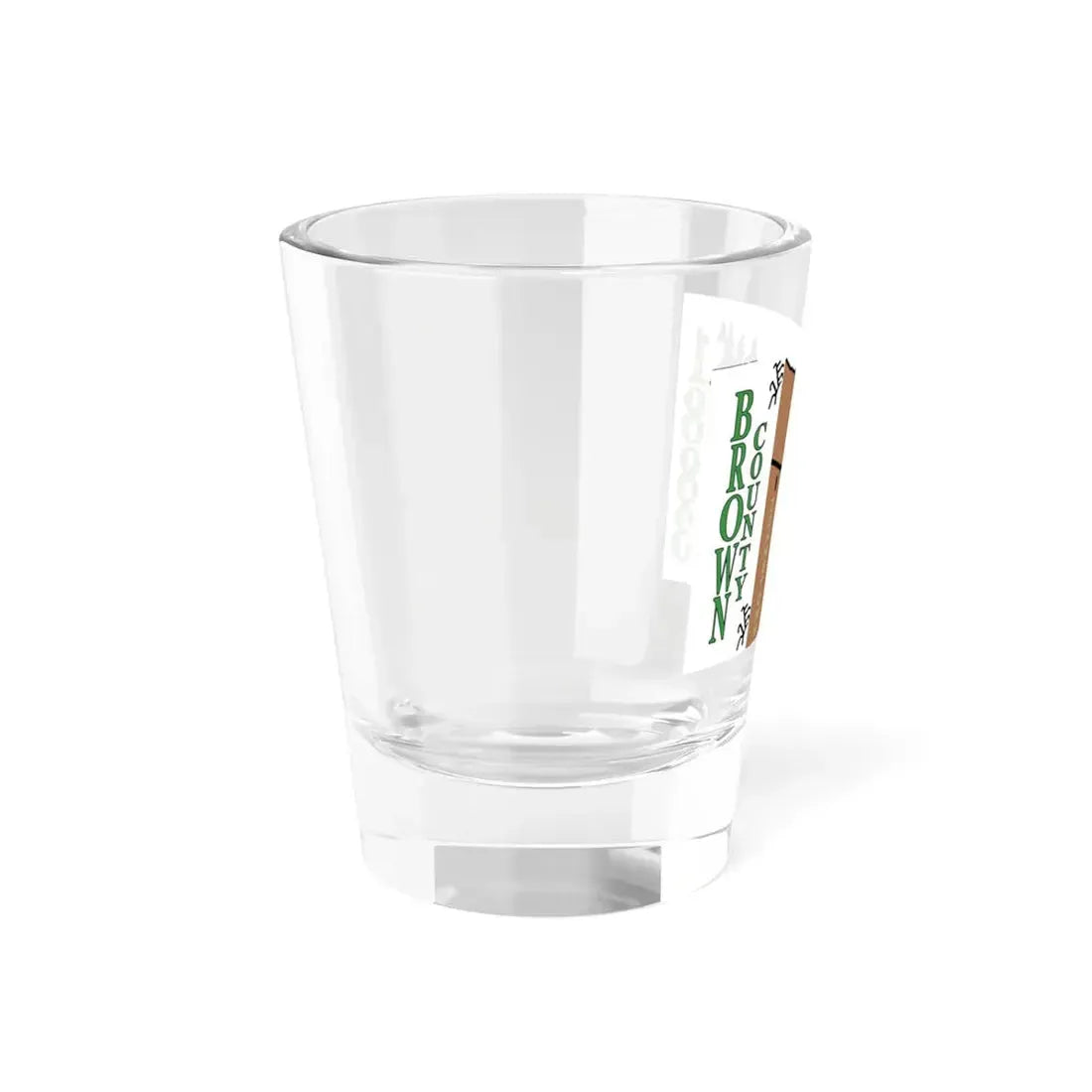 Flag of Brown County Nebraska (United States) Shot Glass 1.5oz - Go Mug Yourself
