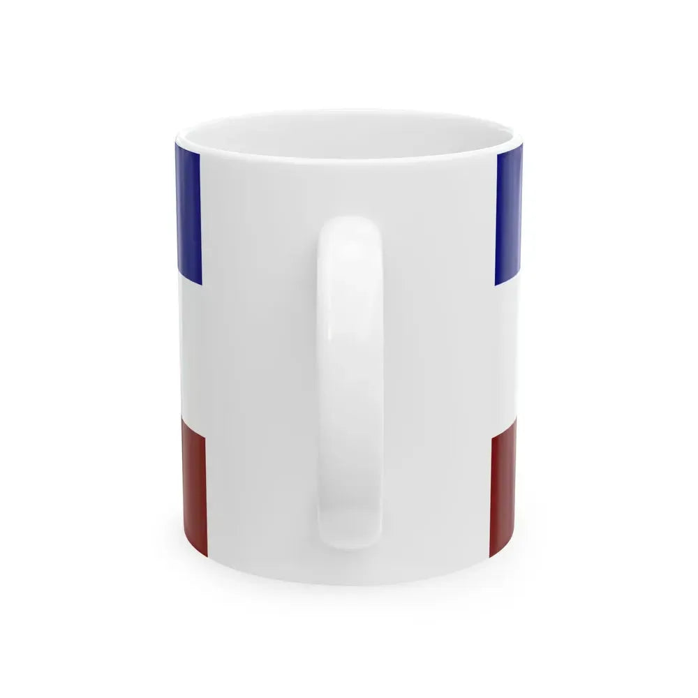 Flag of Brown County South Dakota (United States) White Coffee Mug - Go Mug Yourself