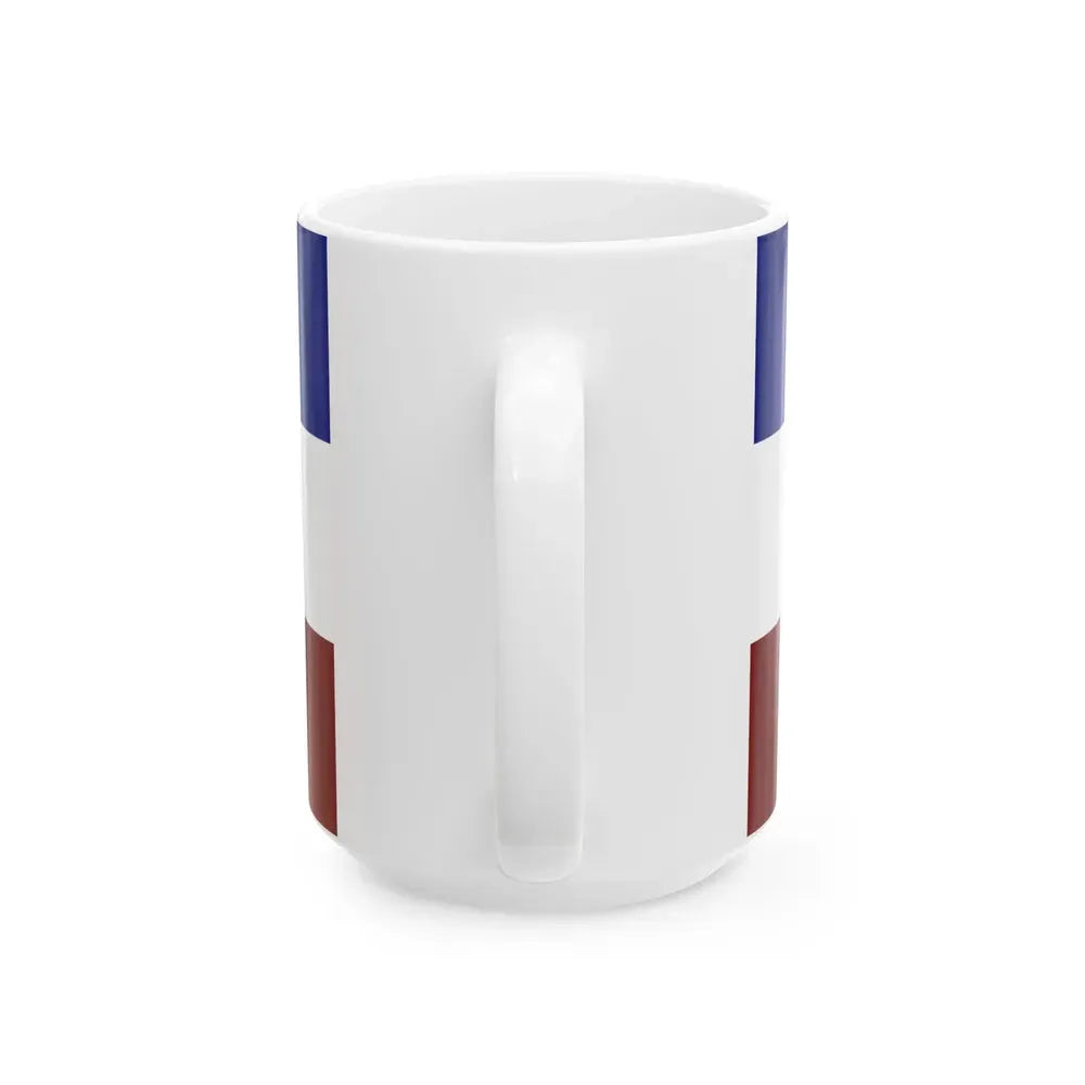 Flag of Brown County South Dakota (United States) White Coffee Mug - Go Mug Yourself