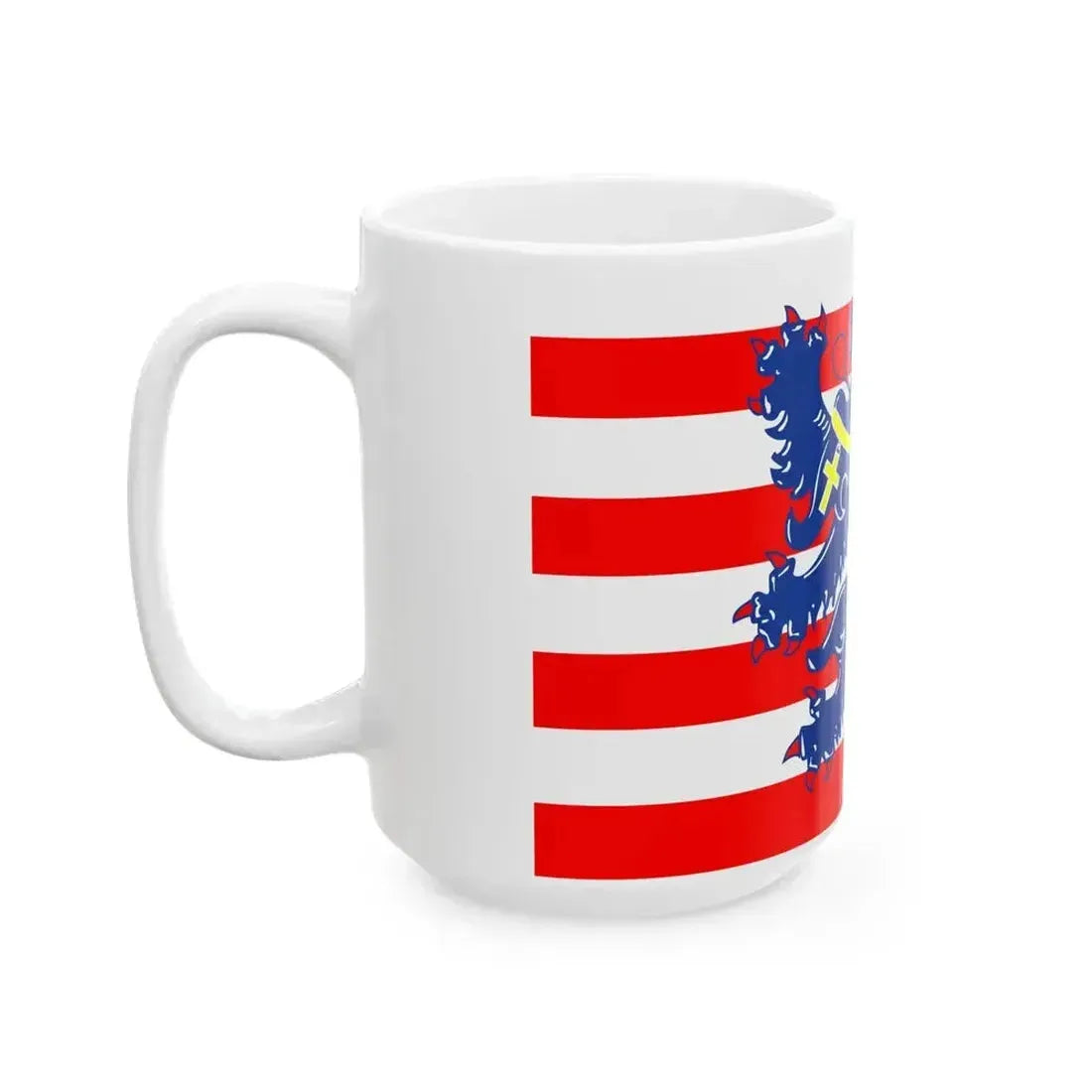 Flag of Bruges (Belgium) White Coffee Mug - Go Mug Yourself