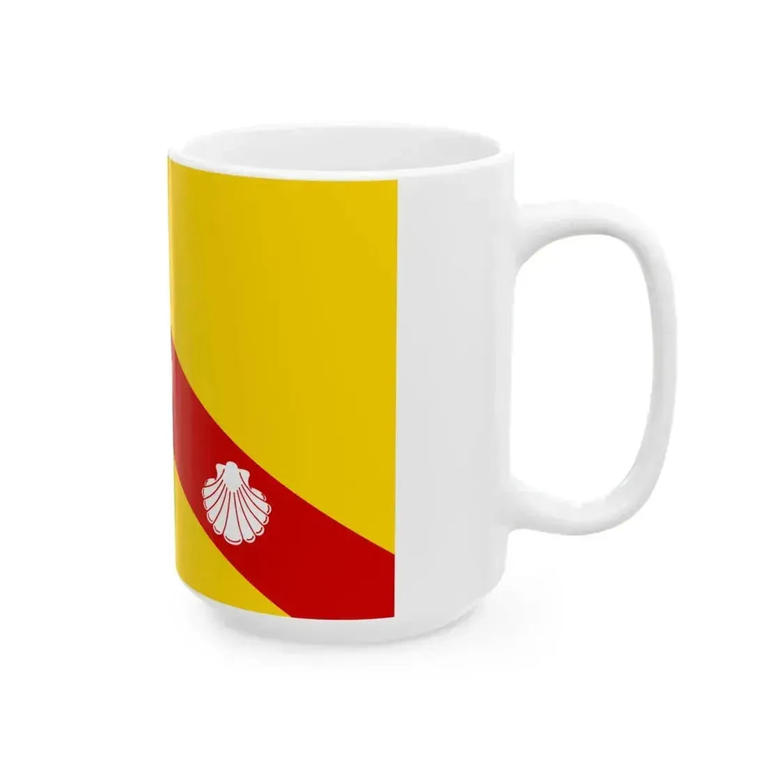 Flag of Brunehaut (Belgium) White Coffee Mug - Go Mug Yourself