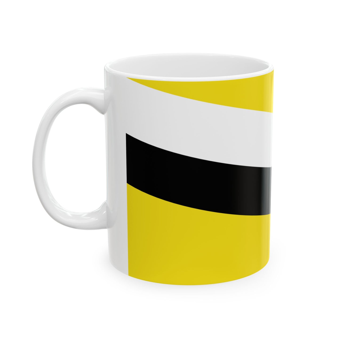 Flag of Brunei 1906-1959 (Brunei) White Coffee Mug-Go Mug Yourself