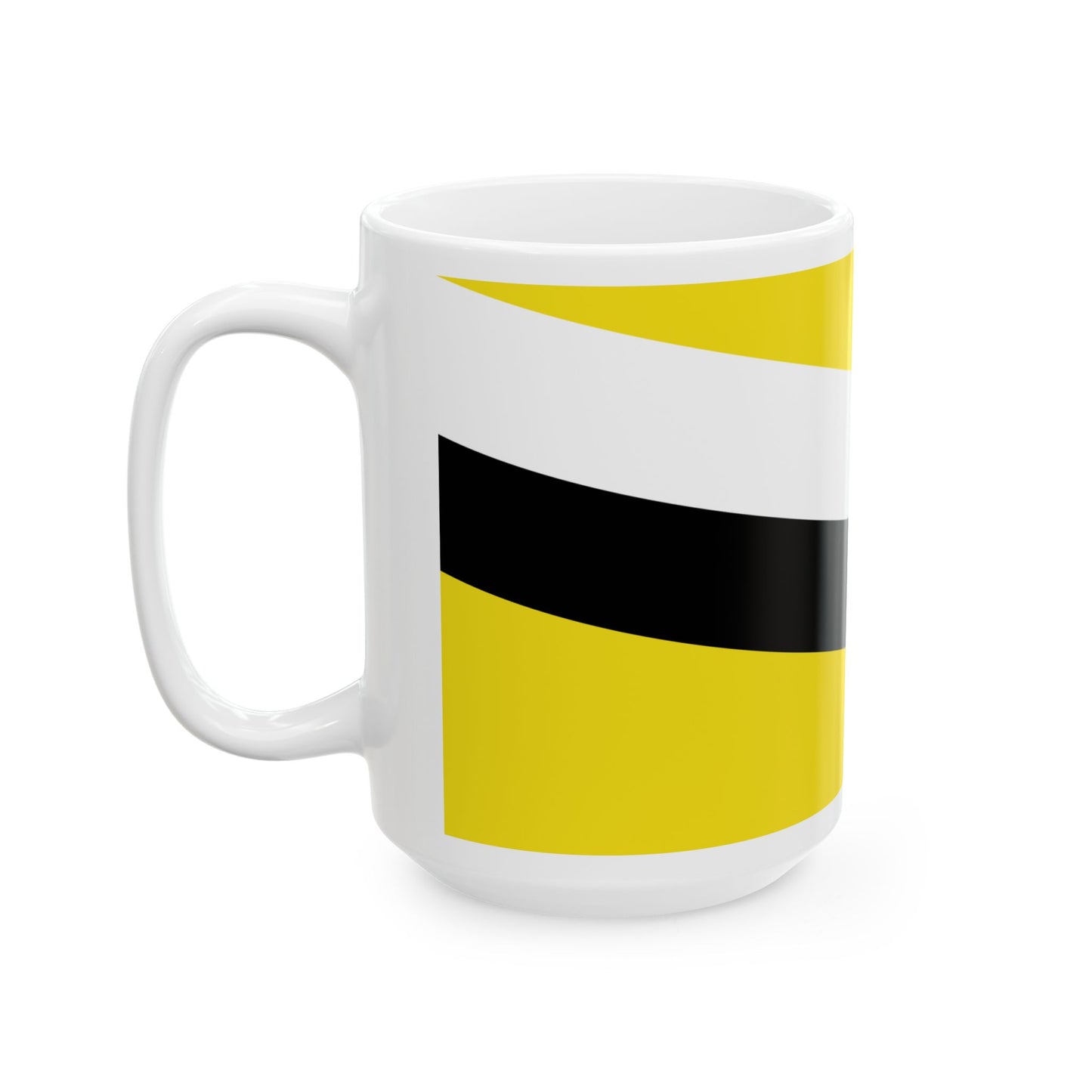 Flag of Brunei 1906-1959 (Brunei) White Coffee Mug-Go Mug Yourself