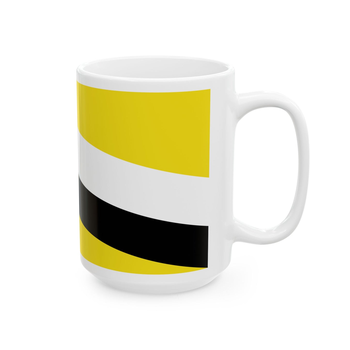 Flag of Brunei 1906-1959 (Brunei) White Coffee Mug-Go Mug Yourself