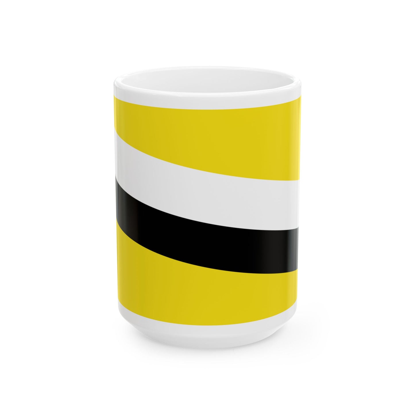 Flag of Brunei from 1906 to 1959 (Brunei) White Coffee Mug-15oz-Go Mug Yourself