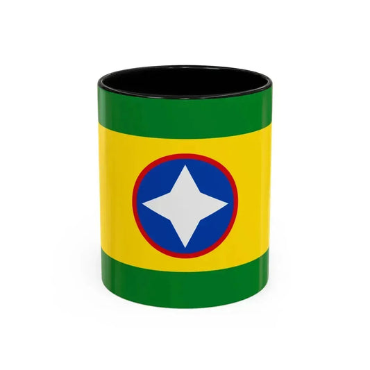 Flag of Bucaramanga Santander Colombia - Accent Coffee Mug 11oz Black - Go Mug Yourself