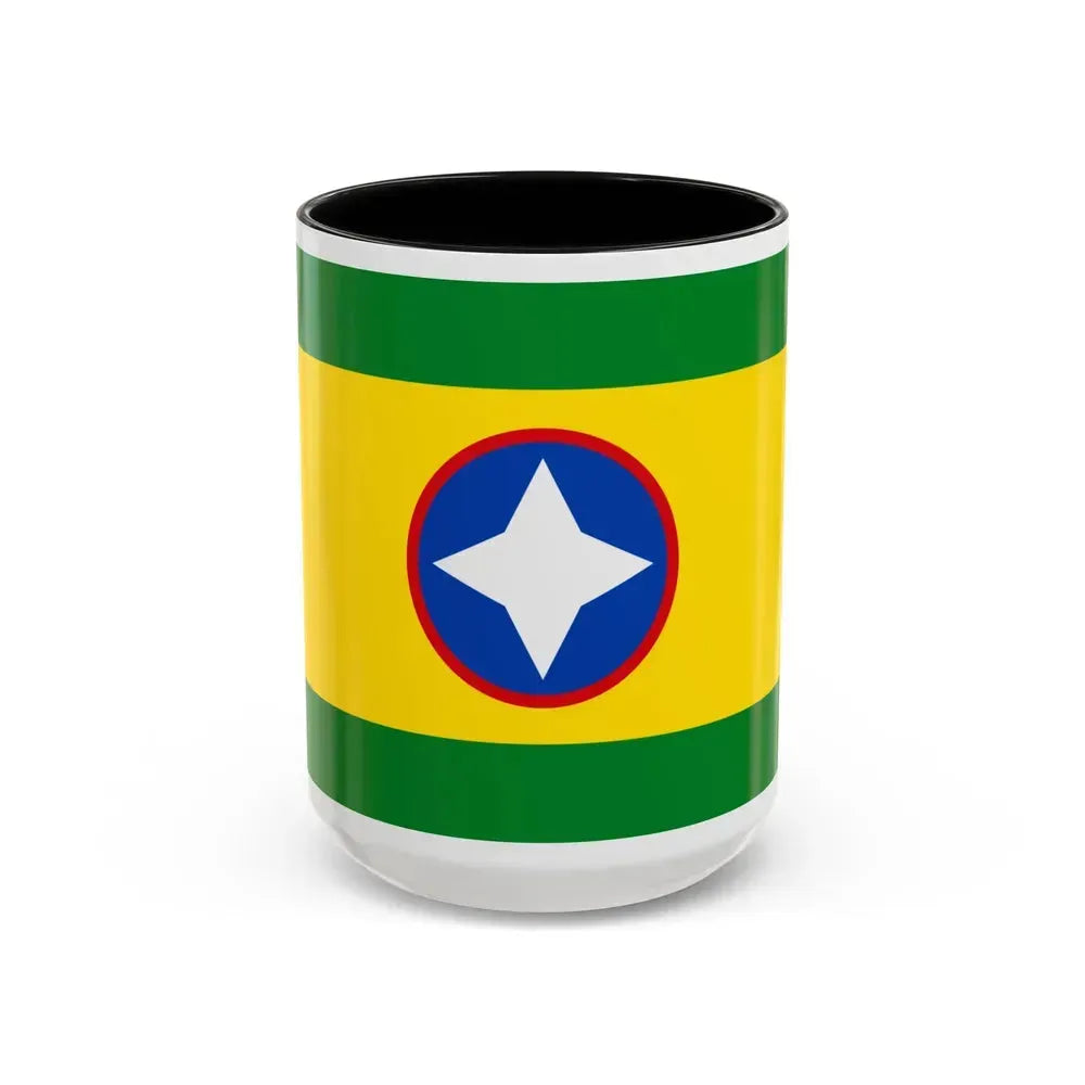 Flag of Bucaramanga Santander Colombia - Accent Coffee Mug 15oz Black - Go Mug Yourself