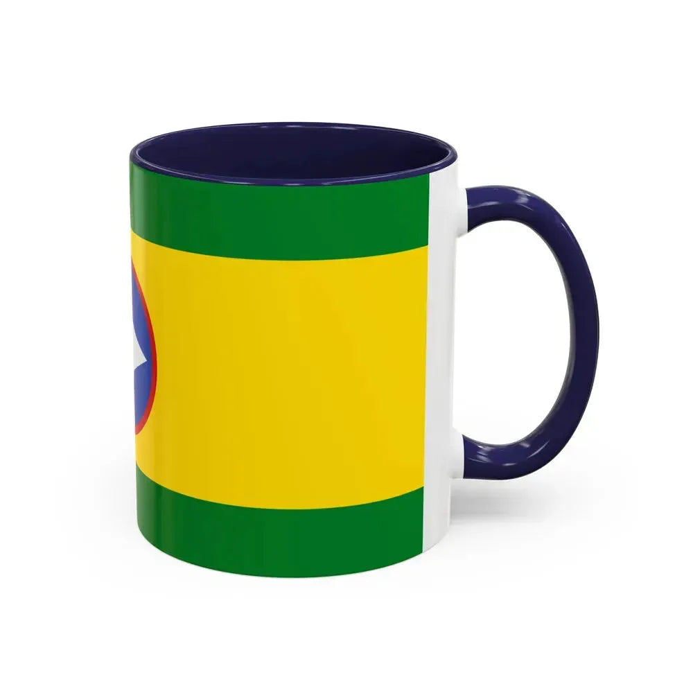 Flag of Bucaramanga Santander Colombia - Accent Coffee Mug - Go Mug Yourself