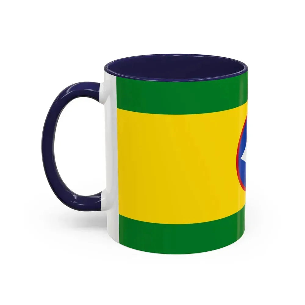 Flag of Bucaramanga Santander Colombia - Accent Coffee Mug - Go Mug Yourself