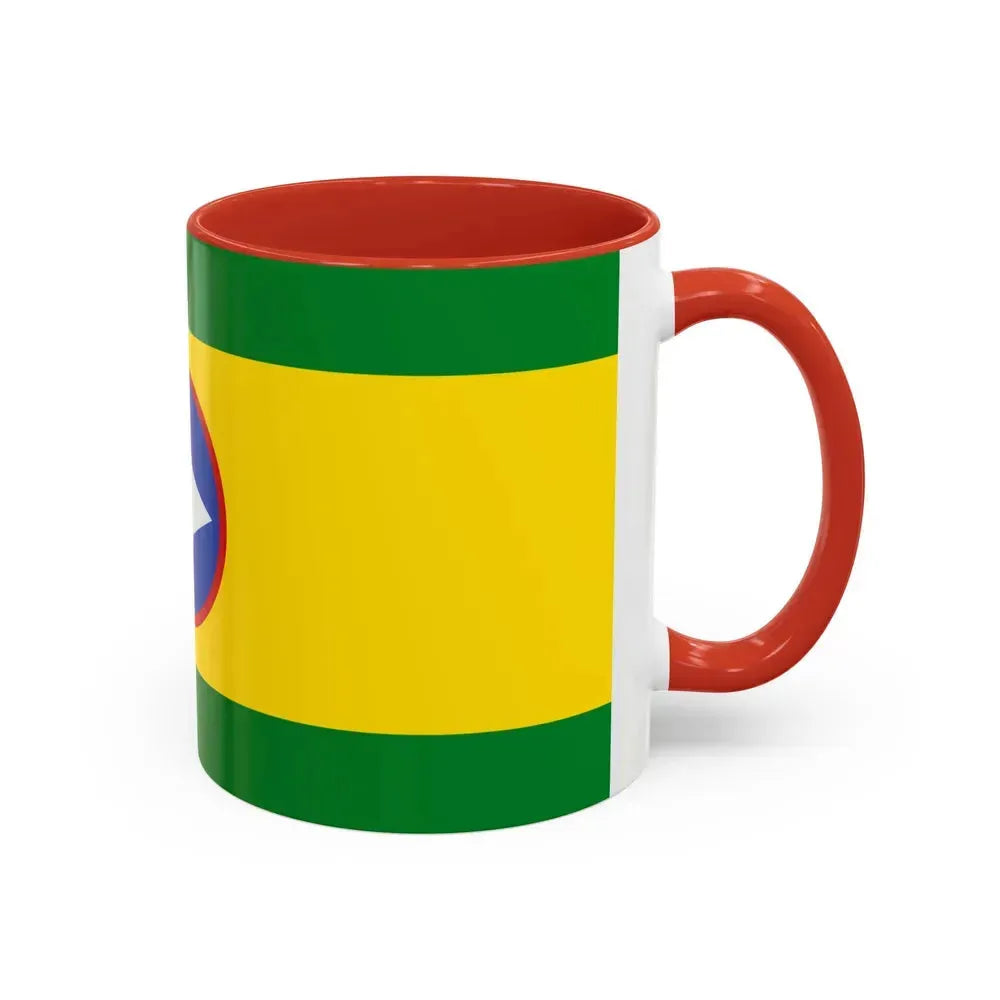 Flag of Bucaramanga Santander Colombia - Accent Coffee Mug - Go Mug Yourself