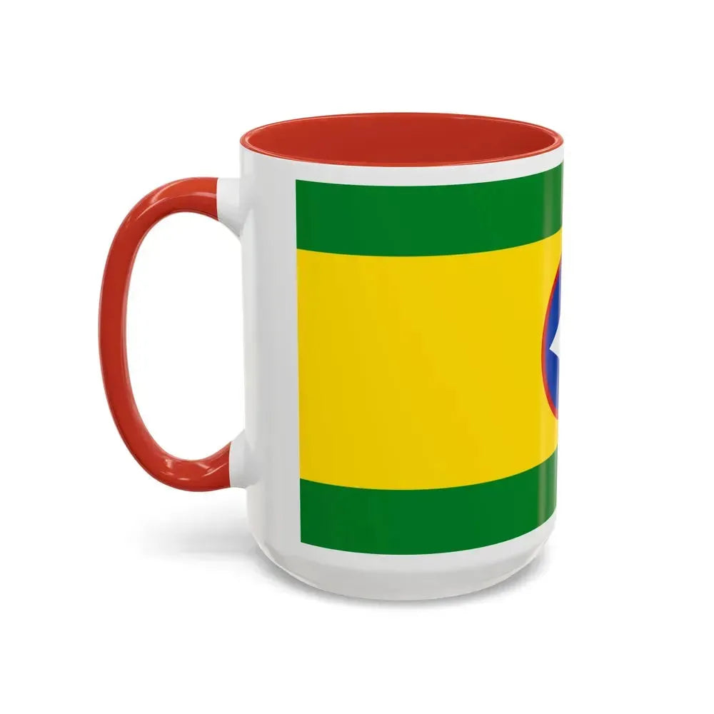 Flag of Bucaramanga Santander Colombia - Accent Coffee Mug - Go Mug Yourself