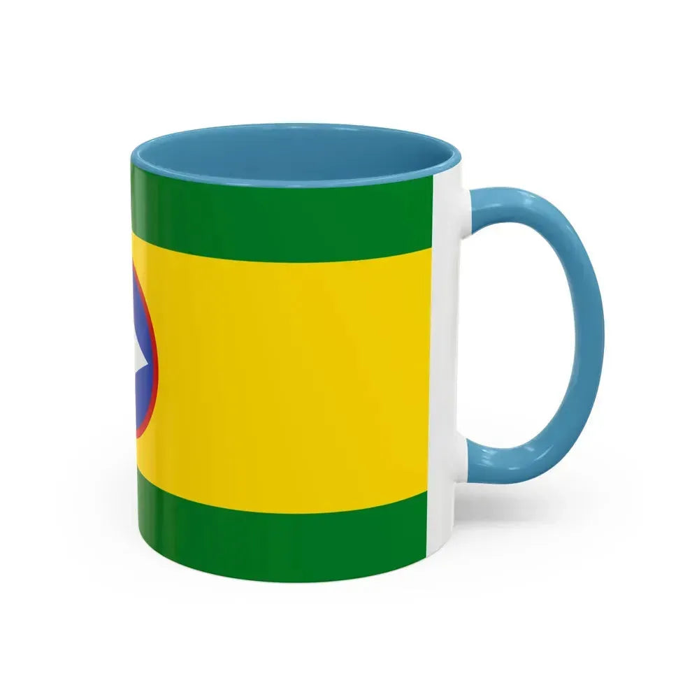 Flag of Bucaramanga Santander Colombia - Accent Coffee Mug - Go Mug Yourself