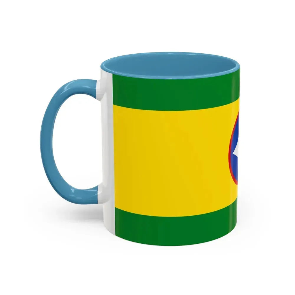 Flag of Bucaramanga Santander Colombia - Accent Coffee Mug - Go Mug Yourself