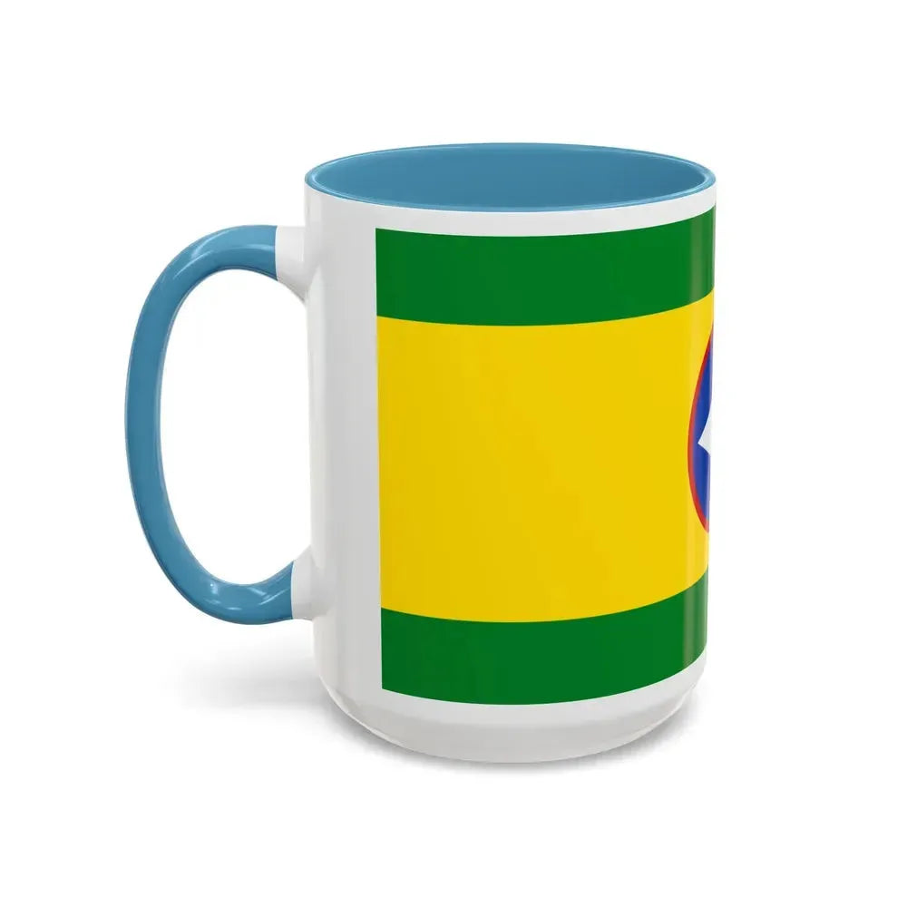 Flag of Bucaramanga Santander Colombia - Accent Coffee Mug - Go Mug Yourself