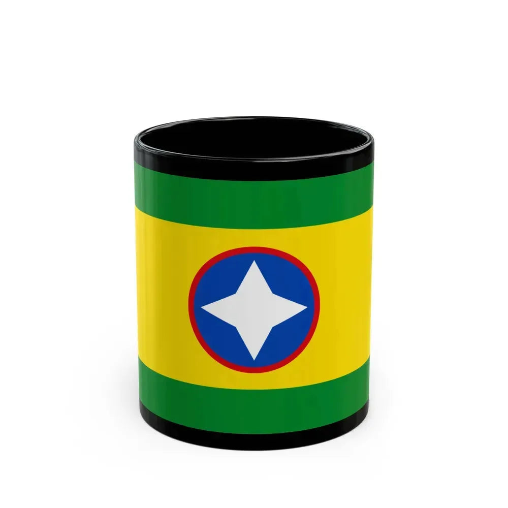 Flag of Bucaramanga Santander Colombia - Black Coffee Mug 11oz - Go Mug Yourself