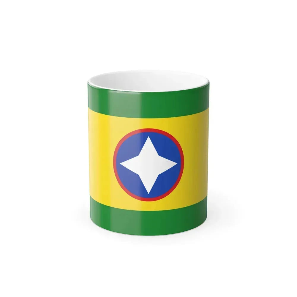 Flag of Bucaramanga Santander Colombia - Color Changing Coffee Mug 11oz - Go Mug Yourself