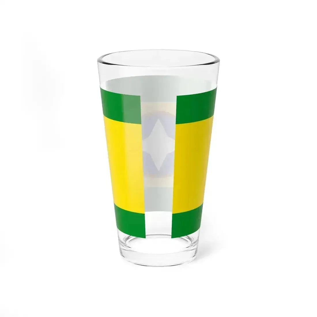Flag of Bucaramanga Santander Colombia - Pint Glass 16oz - Go Mug Yourself