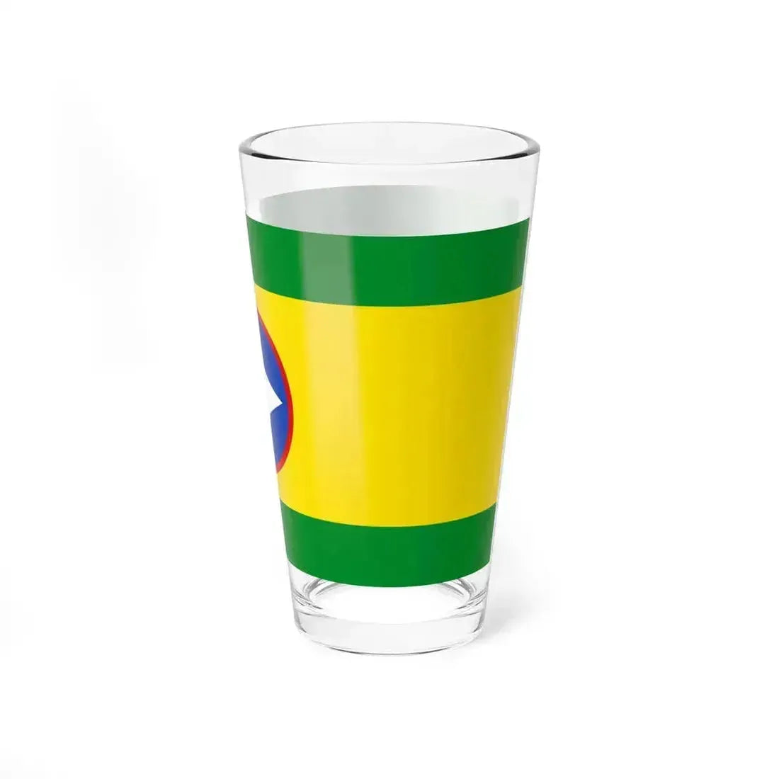 Flag of Bucaramanga Santander Colombia - Pint Glass 16oz - Go Mug Yourself