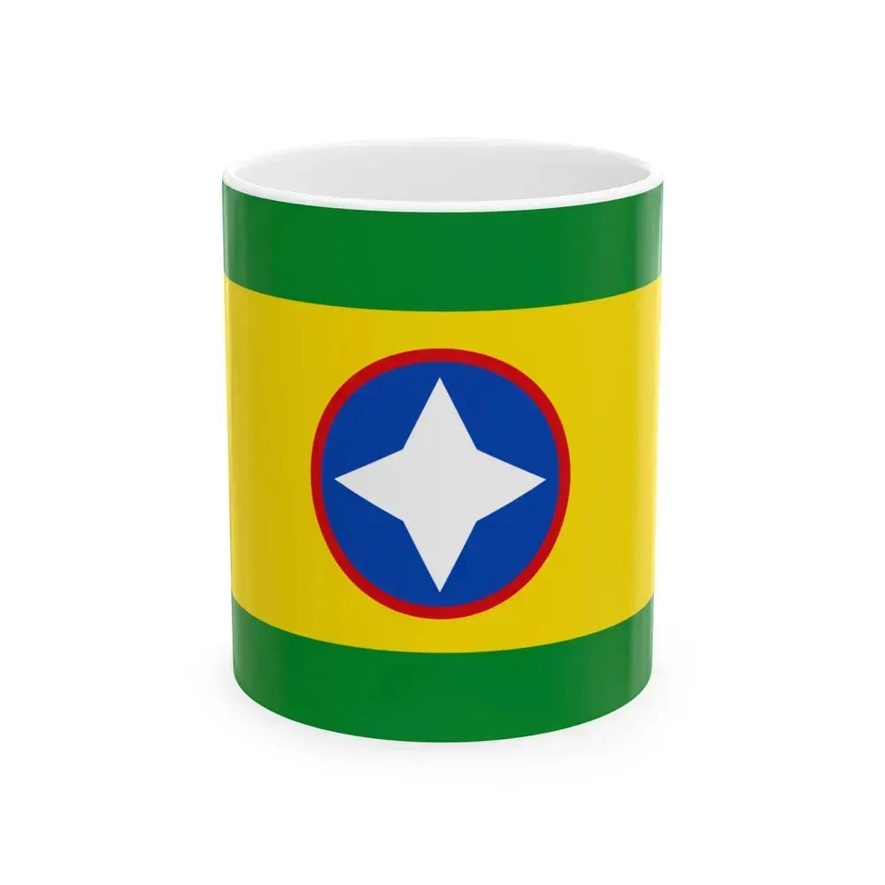 Flag of Bucaramanga Santander Colombia - White Coffee Mug 11oz - Go Mug Yourself