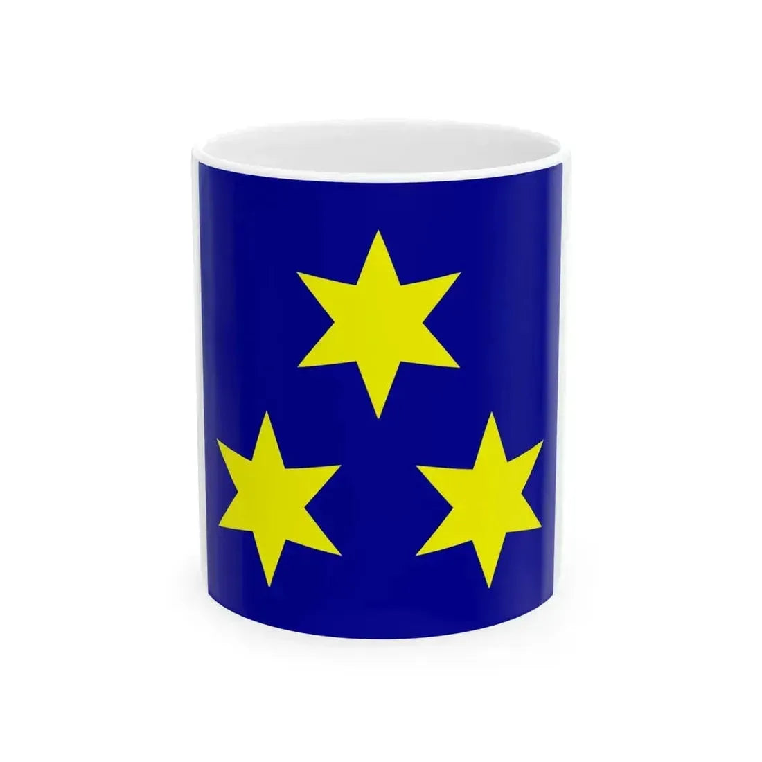 Flag of Budva Montenegro (Montenegro) White Coffee Mug 11oz - Go Mug Yourself