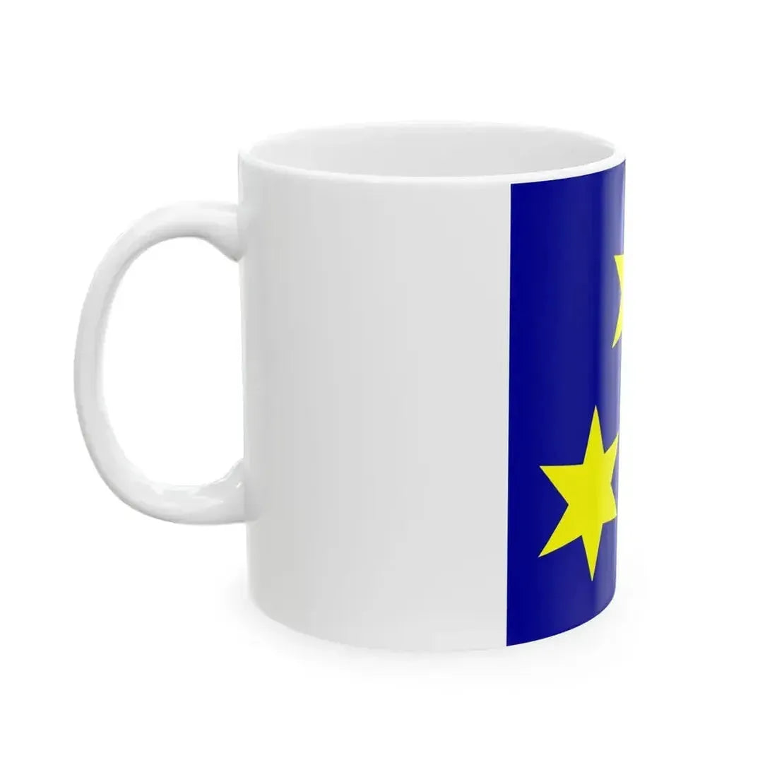 Flag of Budva Montenegro (Montenegro) White Coffee Mug - Go Mug Yourself