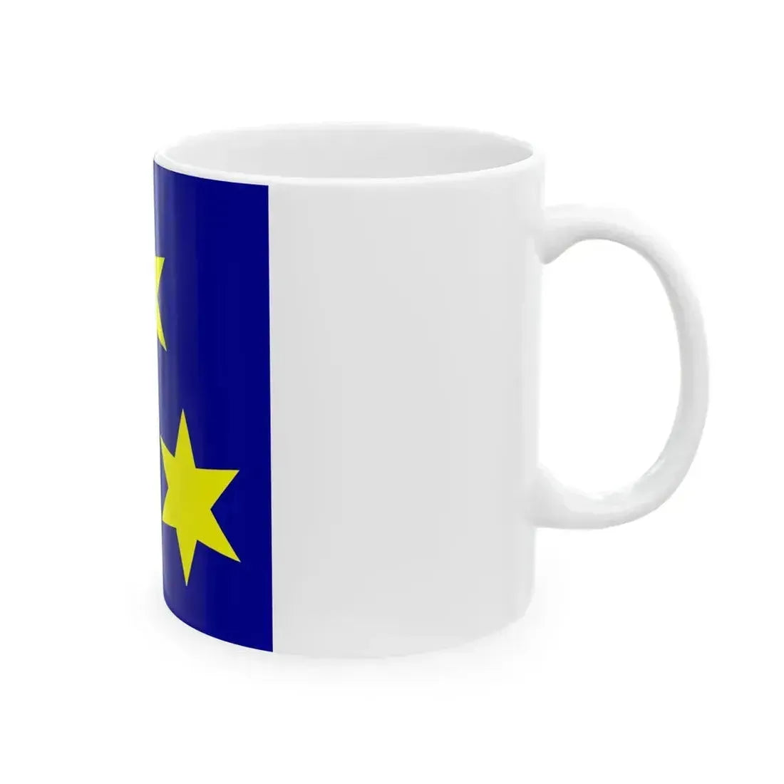 Flag of Budva Montenegro (Montenegro) White Coffee Mug - Go Mug Yourself