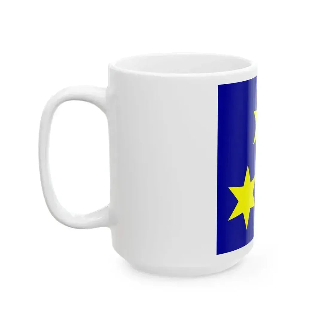 Flag of Budva Montenegro (Montenegro) White Coffee Mug - Go Mug Yourself