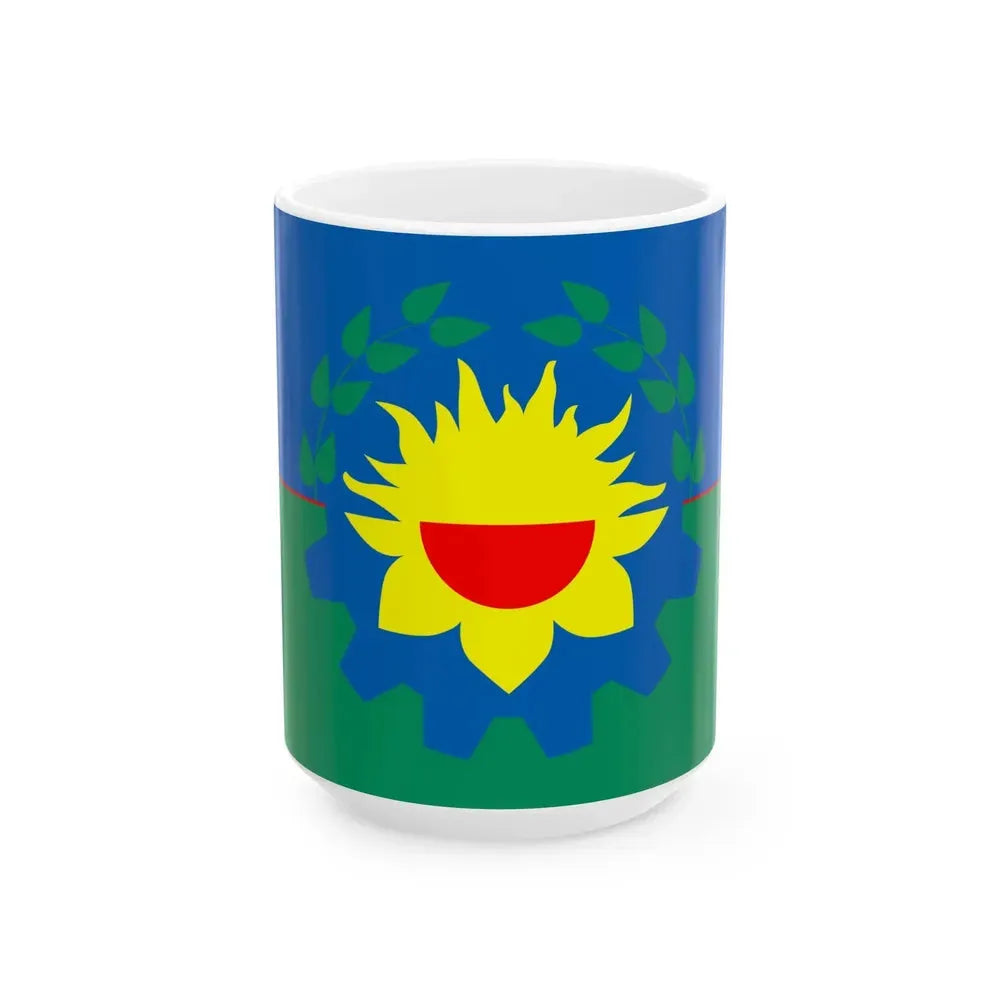 Flag of Buenos Aires (Argentina) White Coffee Mug 15oz - Go Mug Yourself