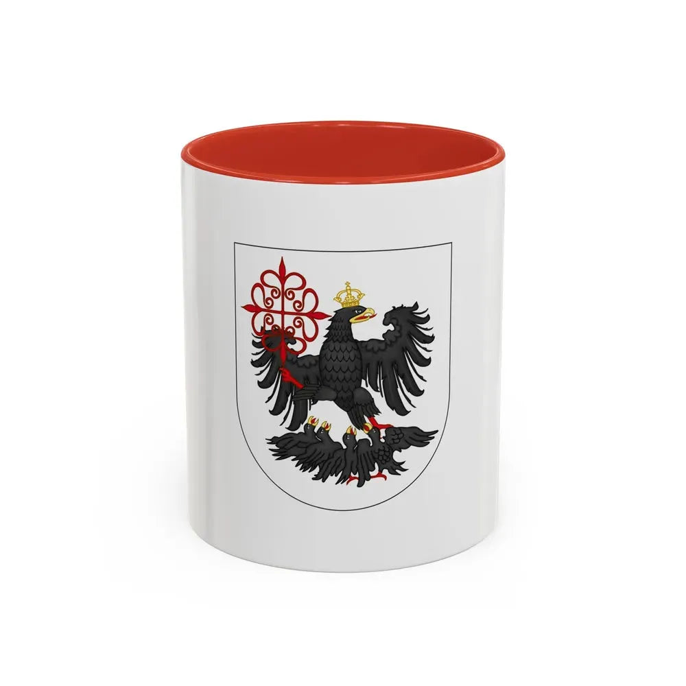Flag of Buenos Aires City Argentina - Accent Coffee Mug 11oz Red - Go Mug Yourself