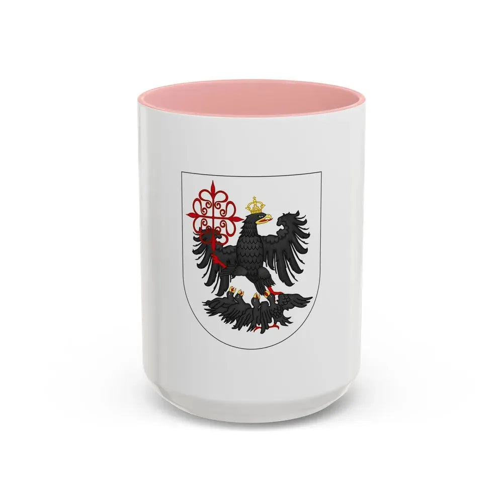 Flag of Buenos Aires City Argentina - Accent Coffee Mug 15oz Pink - Go Mug Yourself