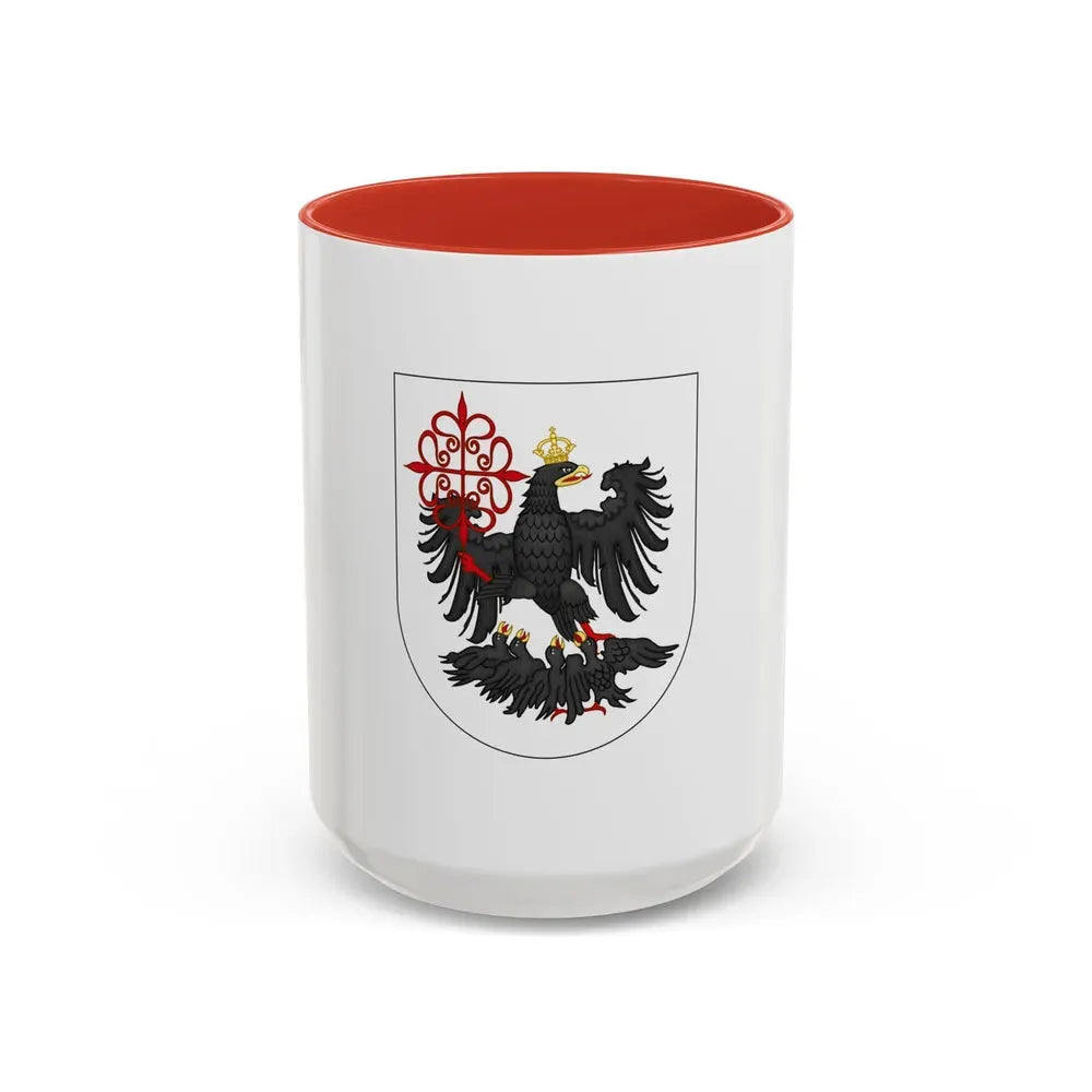 Flag of Buenos Aires City Argentina - Accent Coffee Mug 15oz Red - Go Mug Yourself