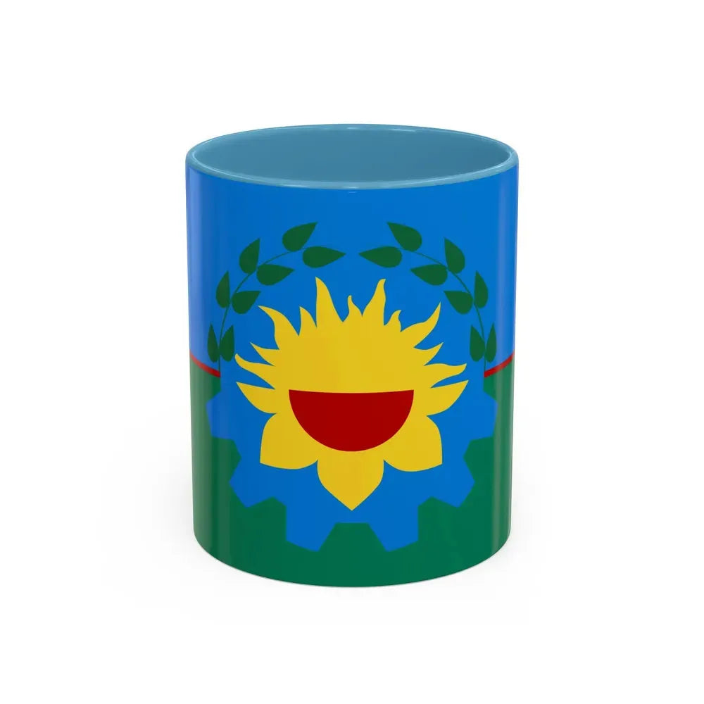 Flag of Buenos Aires Province Argentina - Accent Coffee Mug 11oz Light Blue - Go Mug Yourself