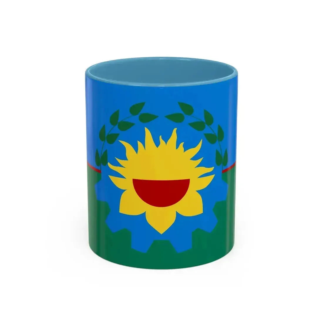 Flag of Buenos Aires Province Argentina - Accent Coffee Mug 11oz Light Blue - Go Mug Yourself