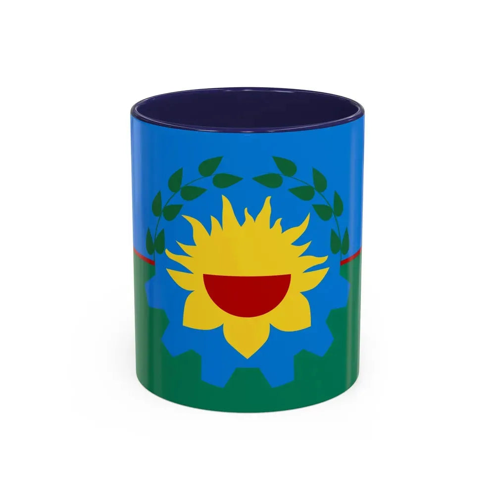 Flag of Buenos Aires Province Argentina - Accent Coffee Mug 11oz Navy - Go Mug Yourself