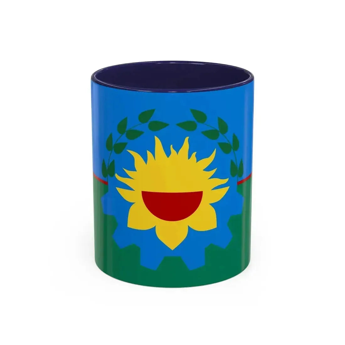 Flag of Buenos Aires Province Argentina - Accent Coffee Mug 11oz Navy - Go Mug Yourself
