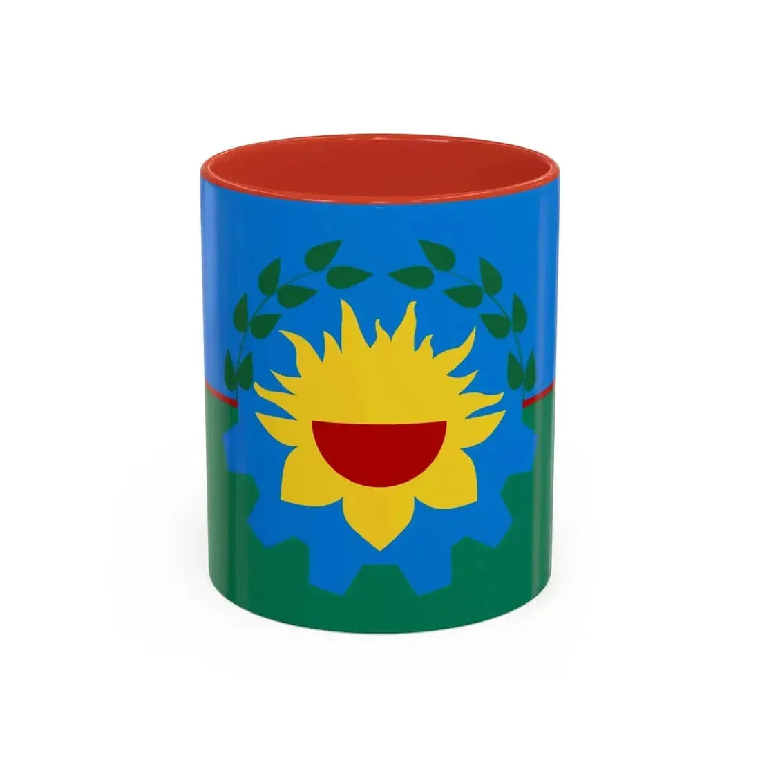Flag of Buenos Aires Province Argentina - Accent Coffee Mug 11oz Red - Go Mug Yourself