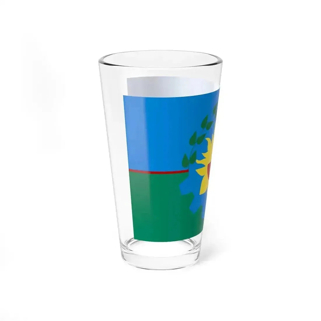Flag of Buenos Aires Province Argentina - Pint Glass 16oz - Go Mug Yourself