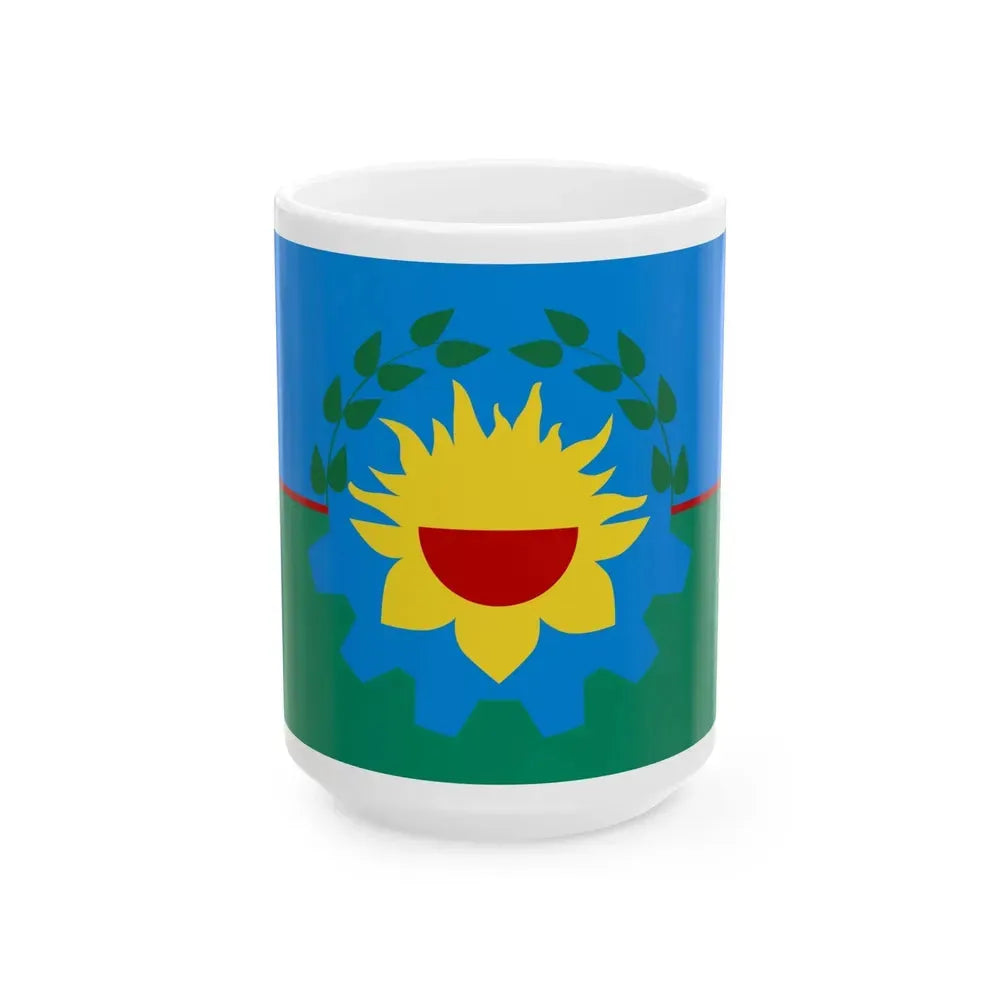Flag of Buenos Aires Province Argentina - White Coffee Mug 15oz - Go Mug Yourself