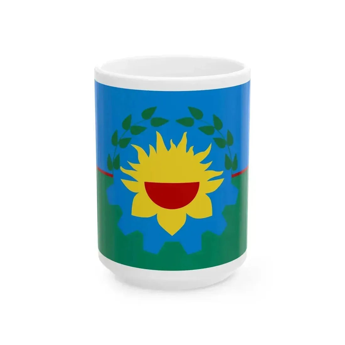 Flag of Buenos Aires Province Argentina - White Coffee Mug 15oz - Go Mug Yourself