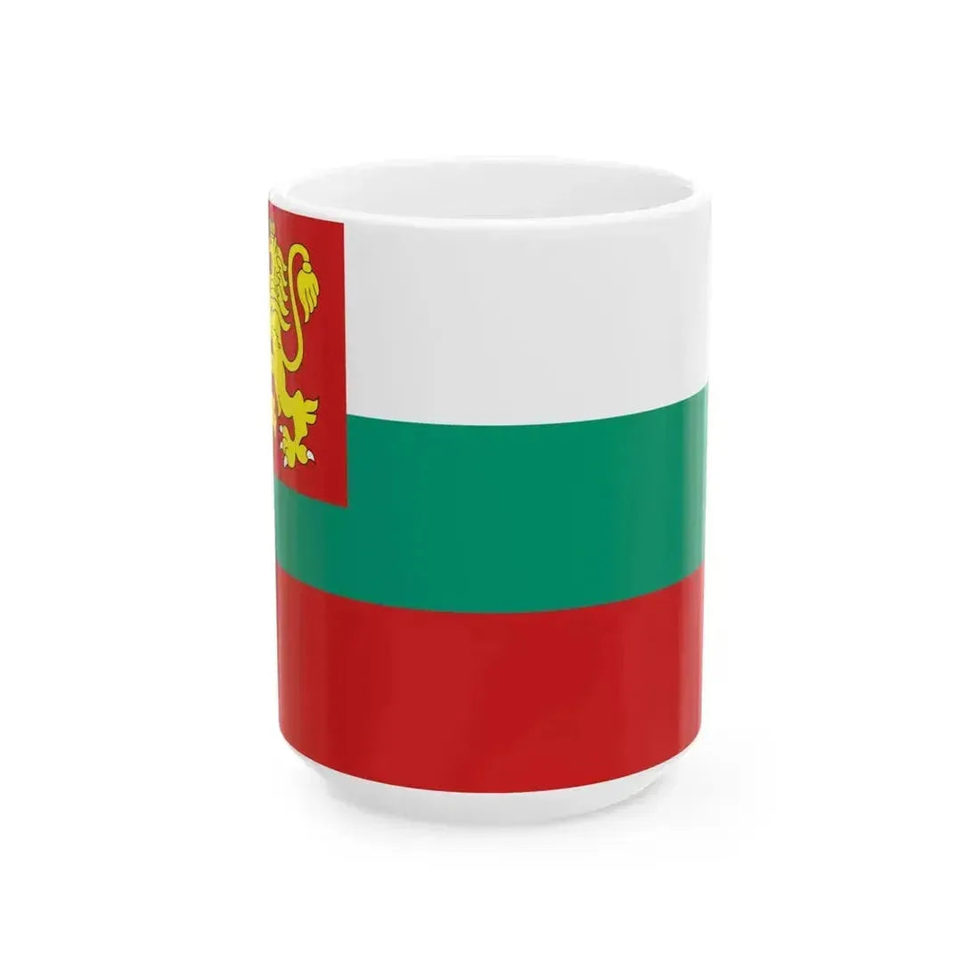 Flag of Bulgaria 1879-1947 (Bulgaria) White Coffee Mug 15oz - Go Mug Yourself