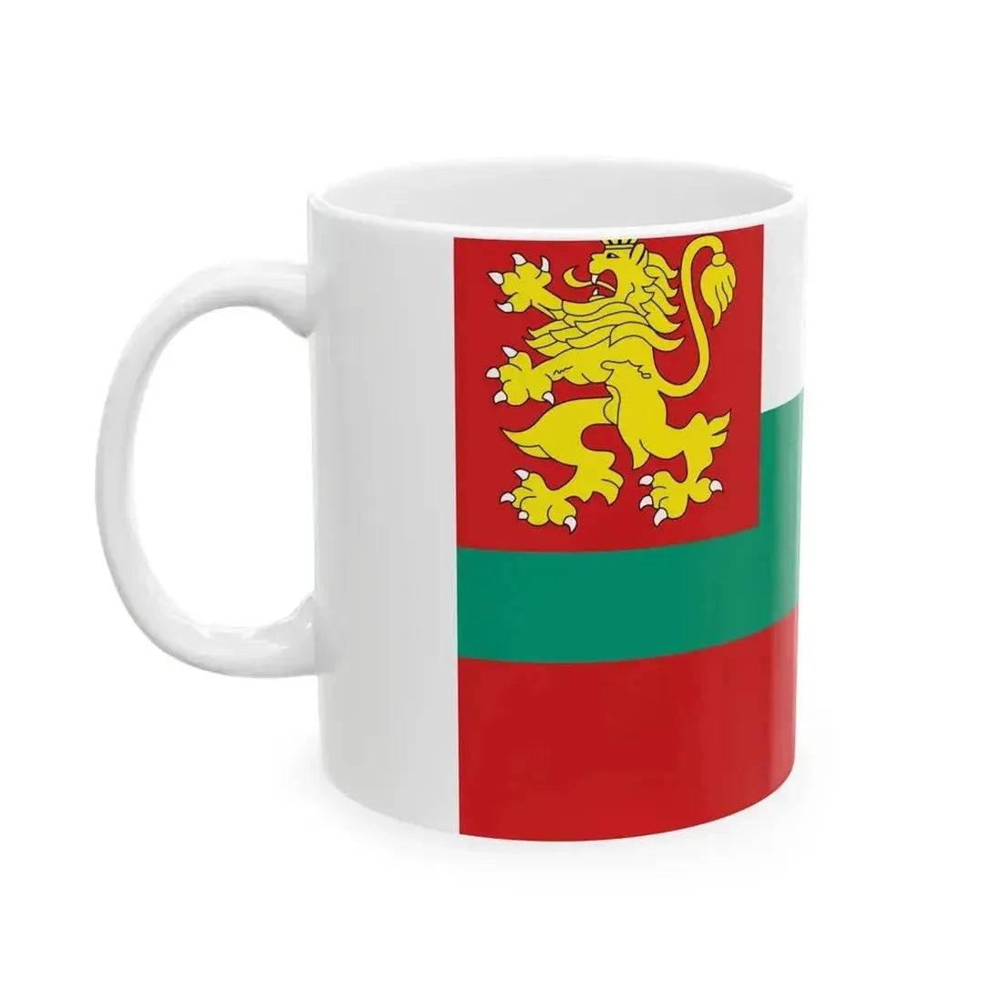 Flag of Bulgaria 1879-1947 (Bulgaria) White Coffee Mug - Go Mug Yourself